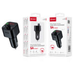 CC085 车载蓝牙充电器Black Car Bluetooth MP3 Player (PC+ABS) with dual USB ports and dual outputs