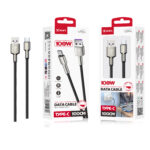 SJX305C 数据线Silver 100W USB-A to USB-C 1M Zinc Alloy Fast Charging Data Cable with Braided Outer Sheath