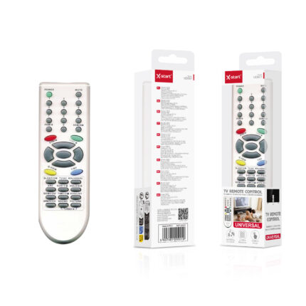 UD001 通用型电视遥控Beige Universal TV Remote Control, ABS Shell, DC 3V, AAA x 2pcs, 8m Unobstructed Range, Compatible with Major TV Brands