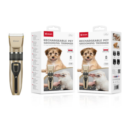 AP030 宠物毛发修剪器AP030 Gold Direct-Charging Pet Hair Clipper, Ceramic Blade, 5W 3.7V/600mAh, Rotary Adjustable Speeds, ABS Shell