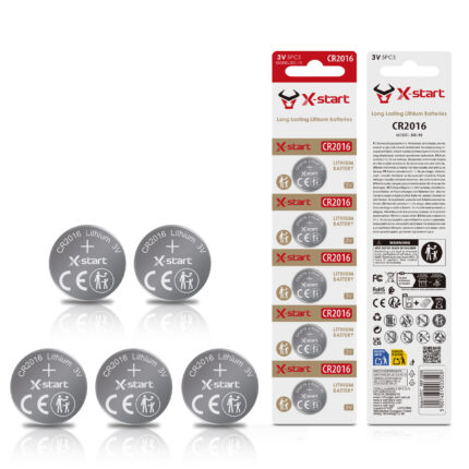 CR2016 绿色环保扣式电池 Green and Environmentally Friendly Button Cell Battery 100mAh 3V Mercury-Free and Cadmium-Free 10-Year Warranty Alloy Casing