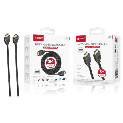 HD004 视屏线1080P Black HDTV Cable, 3.0m long, HDTV/M to HDTY/M @60Hz, PVC sheath