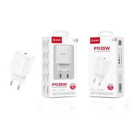 R21 快速充电器White PD35W EU Fast Charger, Single USB-C, 100V～240V, 50/60Hz, ABS Shell